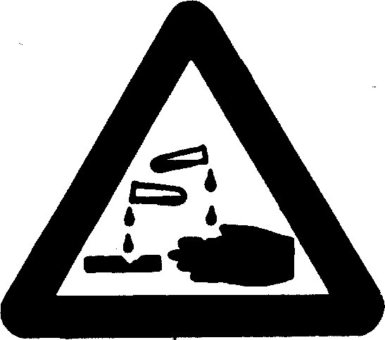 Corrosive material