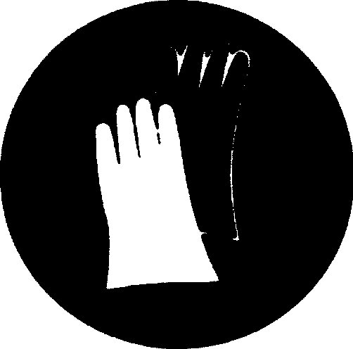 Safety gloves must be worn